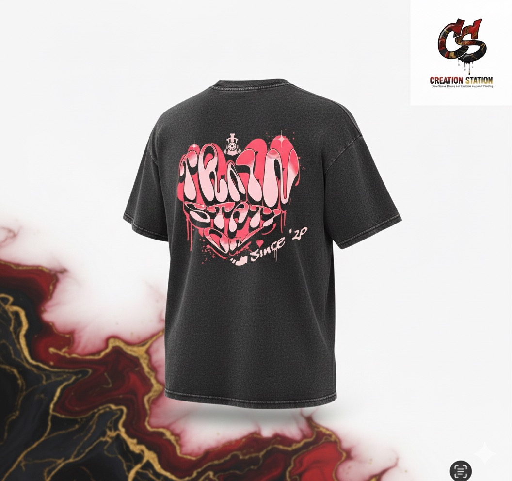 Train Station Heart Tee