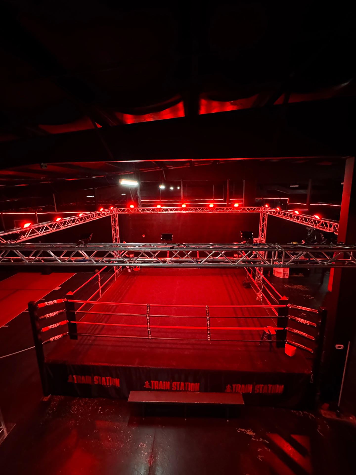 Train Station Fight Club boxing ring